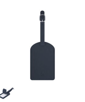 Identificador para maletas fabricado en PU Reciclado. Ideal para promociones y merchandising corporativo. Personalizable con tu logo.