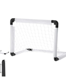 Portería plegable diseñada para un montaje sencillo y rápido. Ideal para promociones y merchandising corporativo. Personalizable con tu logo.