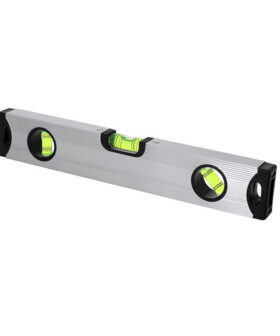 Nivel magnético fabricado en aluminio. Ideal para promociones y merchandising corporativo. Personalizable con tu logo.