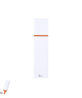 Marcador fluorescente fabricado en ABS reciclado. Ideal para promociones y merchandising corporativo. Personalizable con tu logo.