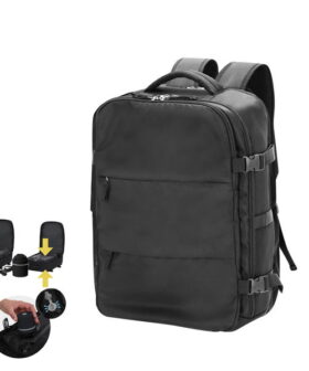 Mochila al vacío con elegante diseño en suave nylon incluye bomba de vacío de 35W. Ideal para promociones y merchandising corporativo. Personalizable con tu logo.