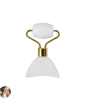Rodillo facial de alta calidad fabricado en piedra jade blanco. Ideal para promociones y merchandising corporativo. Personalizable con tu logo.