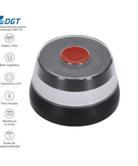 Luz de emergencia V16 Geolocalizada para vehículos. Ideal para promociones y merchandising corporativo. Personalizable con tu logo.