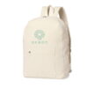 Mochila de línea nature fabricada en 100% algodón orgánico de acabado natural. Ideal para promociones y merchandising corporativo. Personalizable con tu logo.